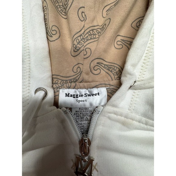 Maggie Sweet Sport Women's Full Zip Jacket Long Sleeve Embroidered Brown Size PM - Picture 4 of 10